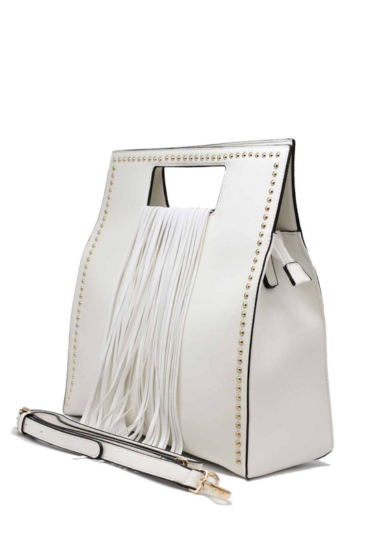 Τσάντα χειρός ή ώμου με κρόσσια