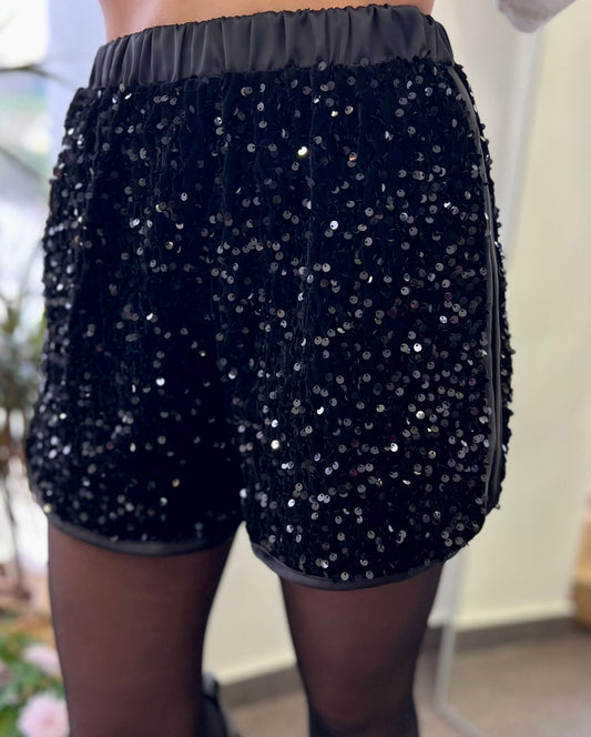 Shorts με παγιέτα