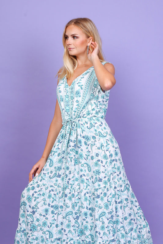 Φόρεμα maxi floral oversized