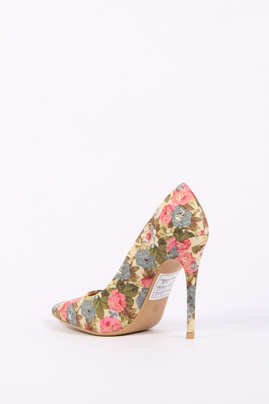 Γόβα multicolor floral