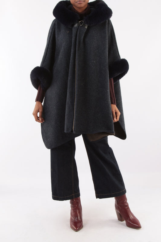 Κάπα μακριά με γούνα