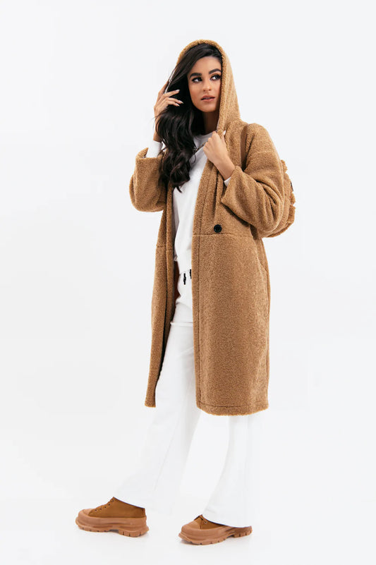 Παλτό teddy oversized