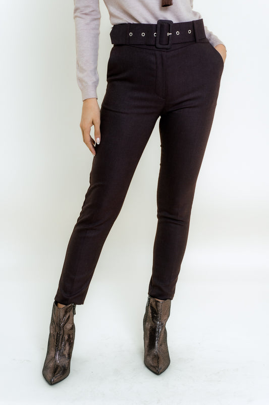 Παντελόνι ψηλόμεσο tweed