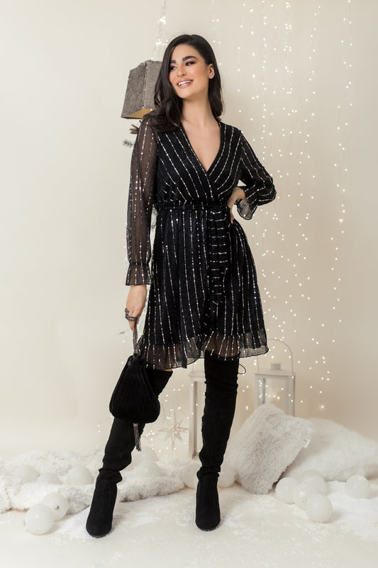 Φόρεμα αμπιγιέ κρουαζέ