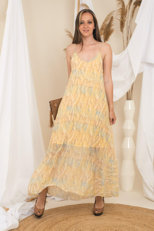 Φόρεμα maxi printed floral