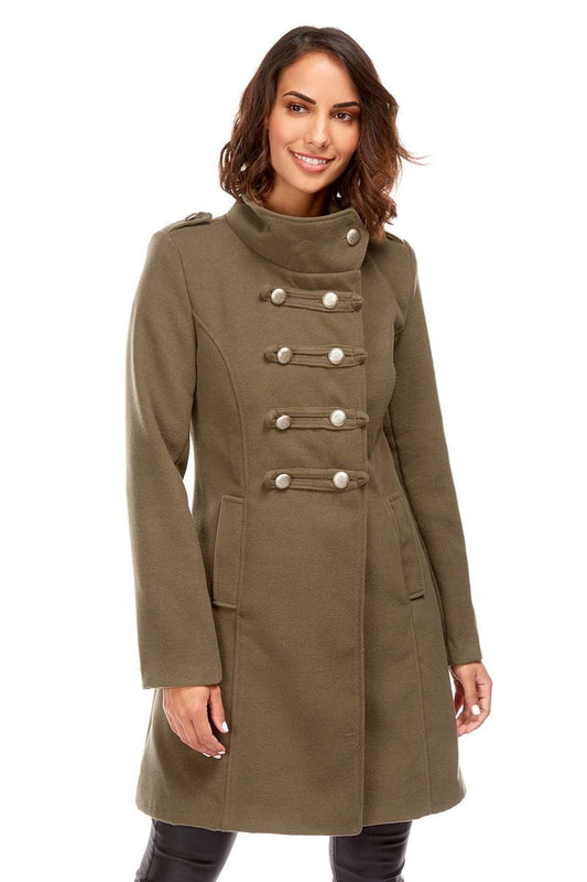 Ημίπαλτο με ψηλό λαιμό