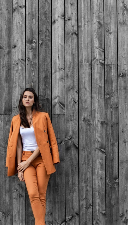 Σετ blazer - παντελόνι capri