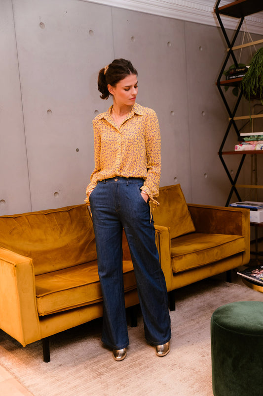 Παντελόνι denim βαμβακερό