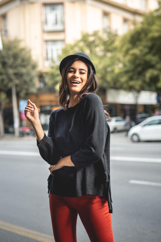 Μπλούζα πλεκτή oversized