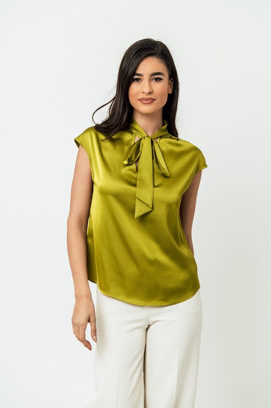 Μπλουζάκι satin oversized
