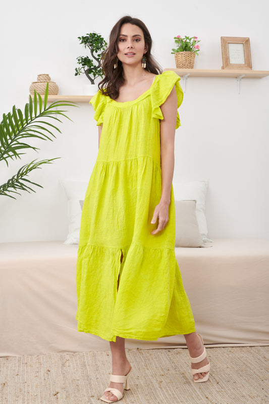 Φόρεμα maxi λινό