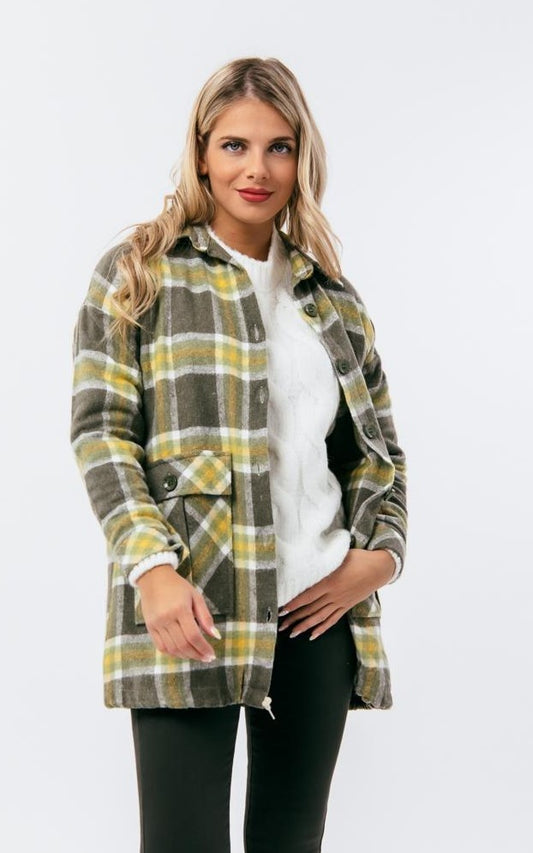 Shaket καρό με τσέπες