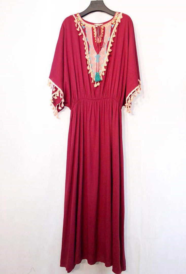 Φόρεμα boho maxi