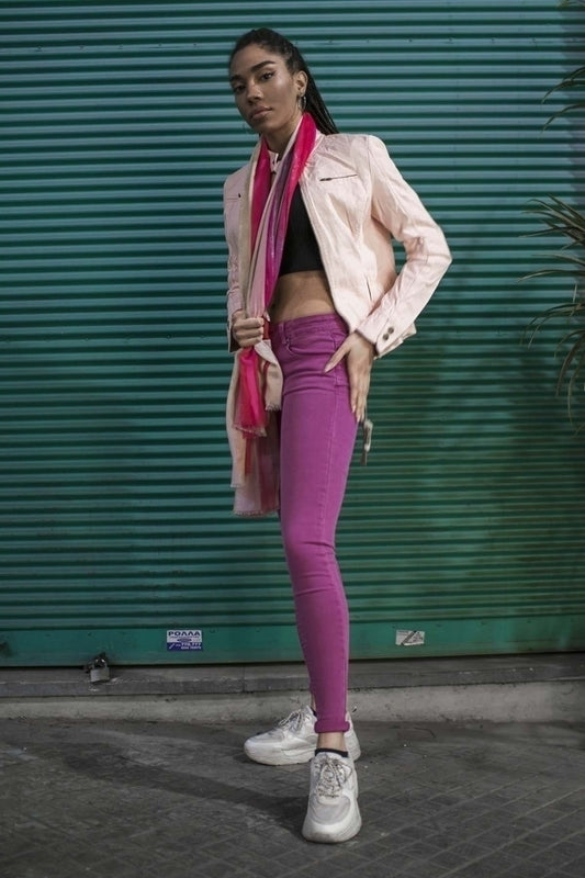 Τζιν παντελόνι push up βαμβακερό