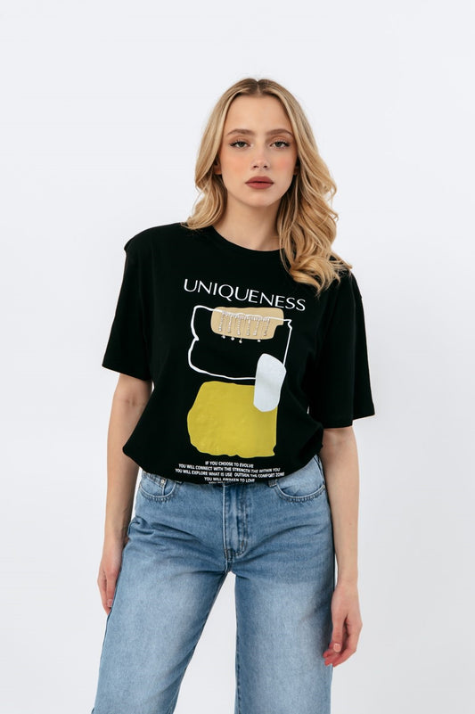 T-shirt με στάμπα