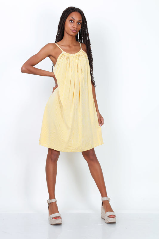 Φόρεμα midi/mini ριγέ