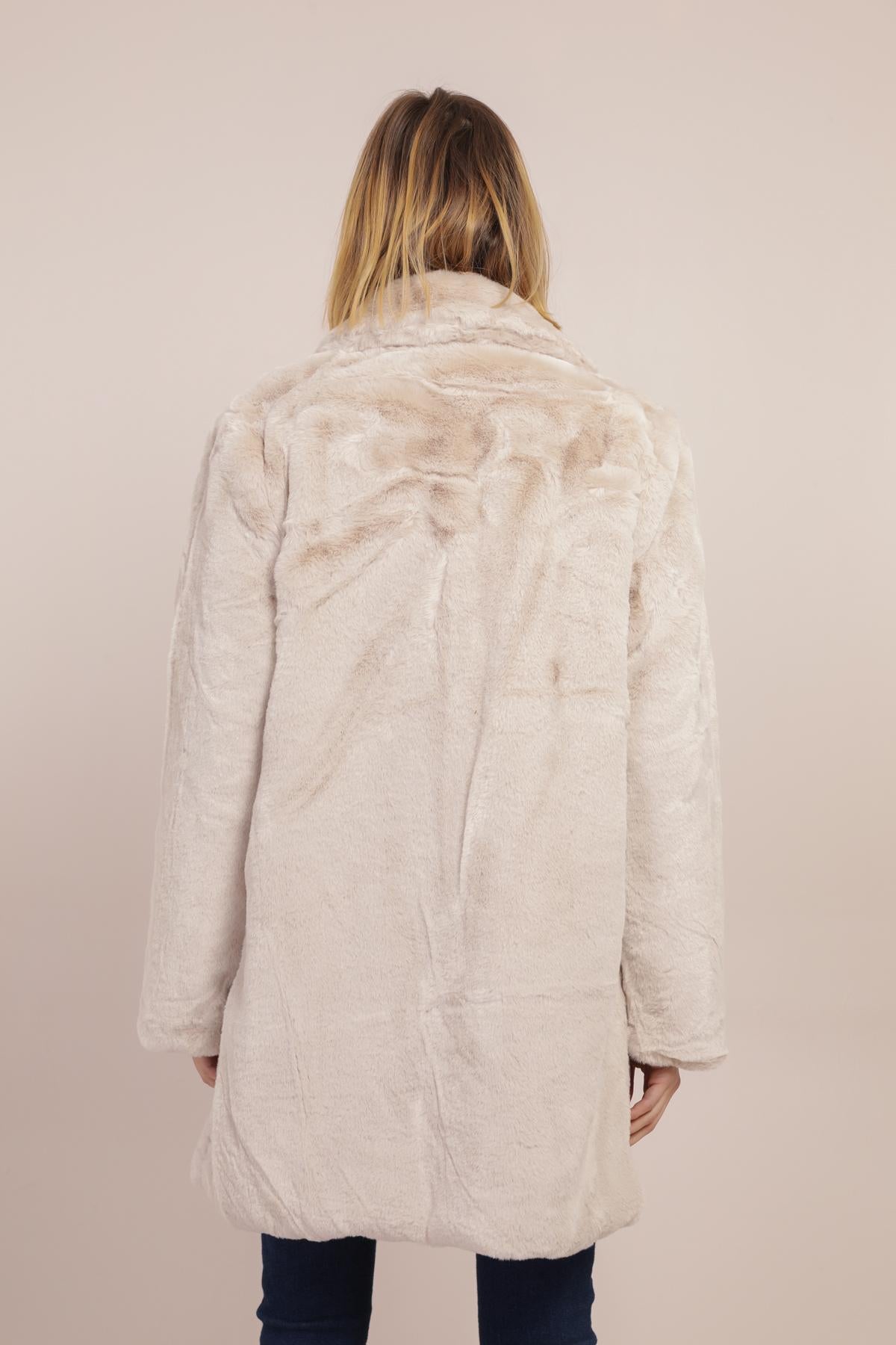 Ημίπαλτο γούνινο fluffy