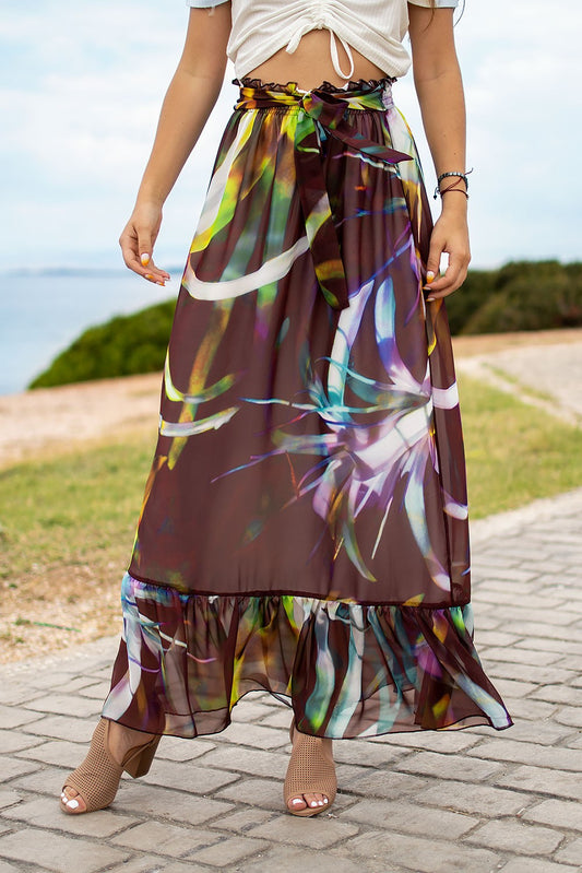 Φούστα maxi floral