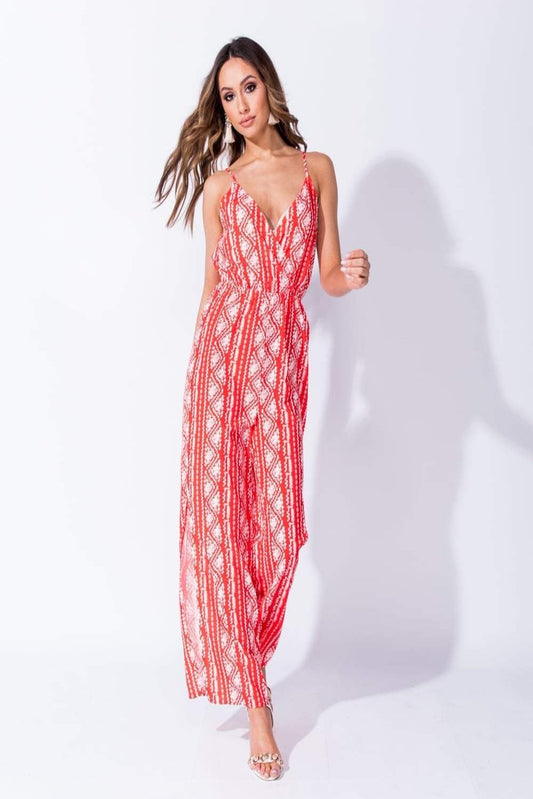 Ολόσωμη Φόρμα κρουαζέ με μοτίβο