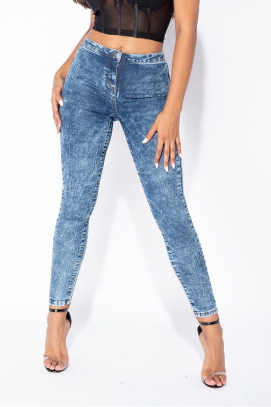 Παντελόνι denim ξεβαμμένο