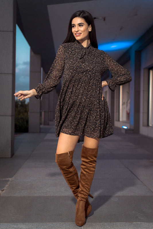 Φόρεμα mini εμπριμέ