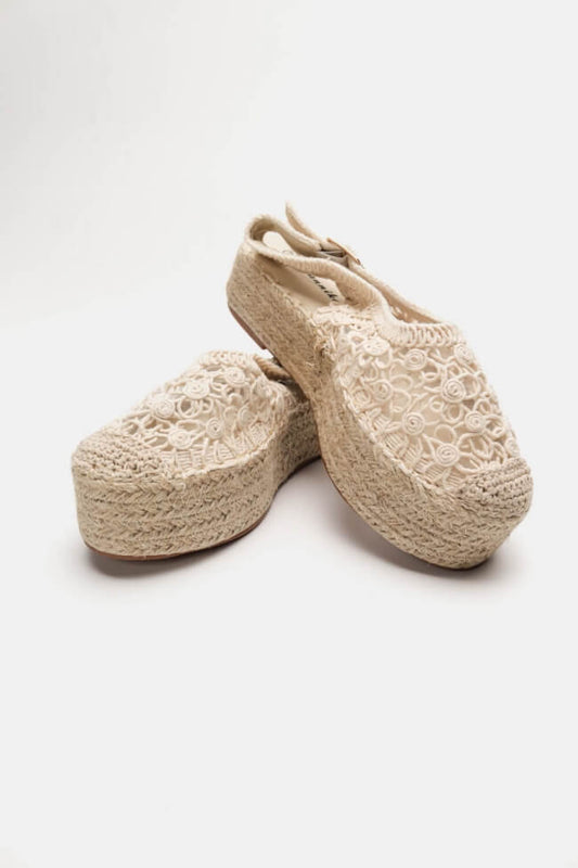 Espadrilles με πλεκτό σχέδιο