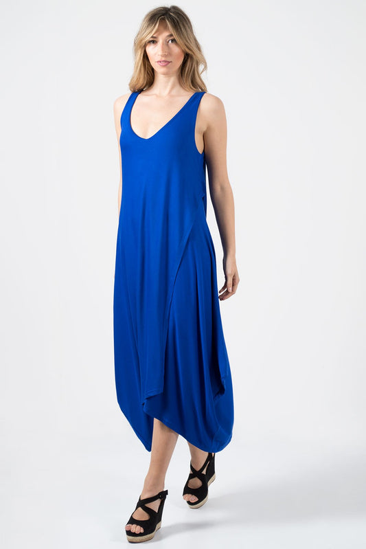 Φόρεμα κρουαζέ αμάνικο