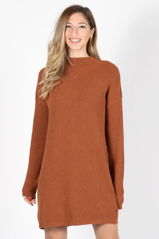 Μπλουζοφόρεμα rib πλεκτό