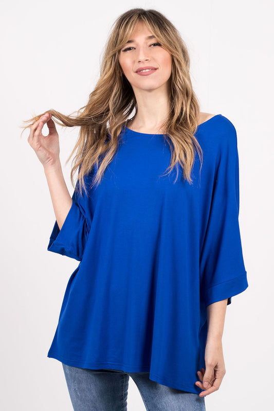 Μπλούζα oversized βισκόζης