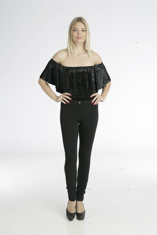 Κορμάκι βελουτέ strapless