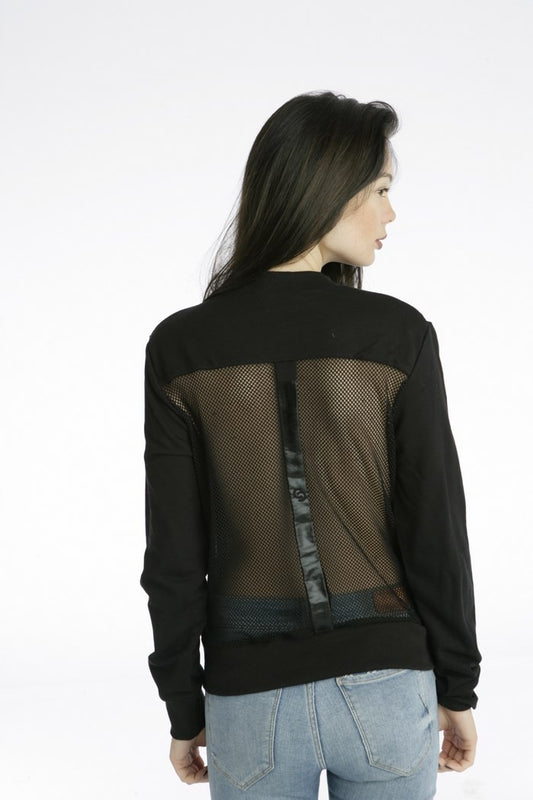 Jacket με δίχτυ στην πλάτη