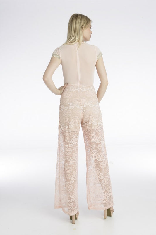 Ολόσωμη Φόρμα με δανδέλα και διαφάνειες