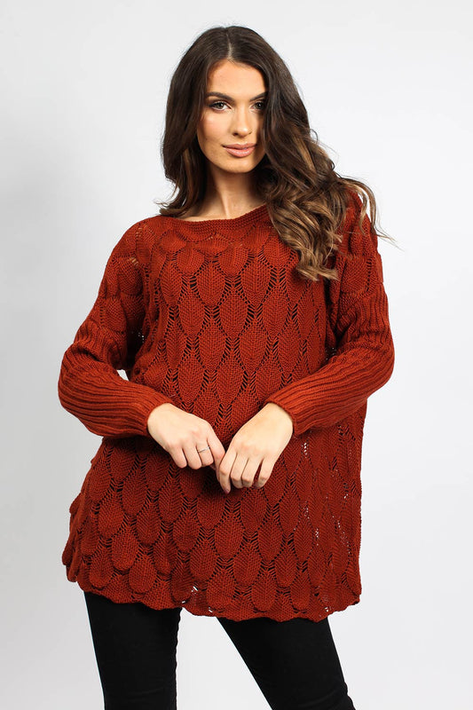 Μπλούζα πλεκτή oversized