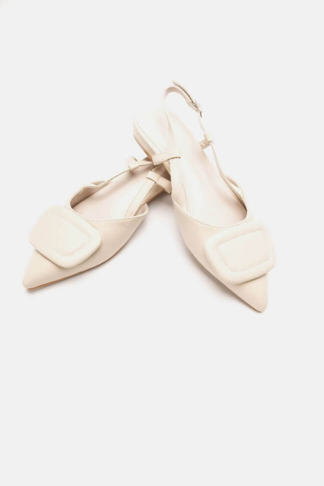 Mule flat με Διακοσμητική Τόκα