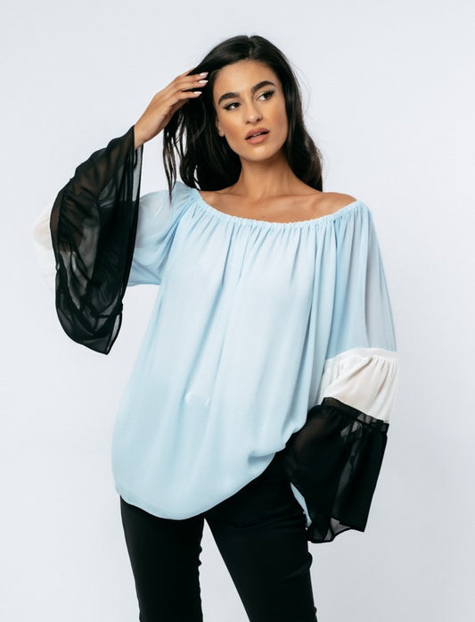 Μπλούζα oversized καμπάνα