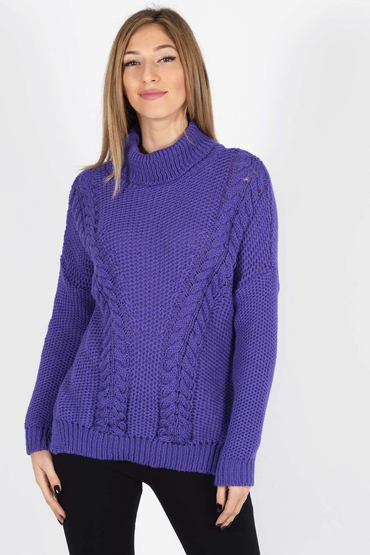 Pullover πλεκτό ζιβάγκο