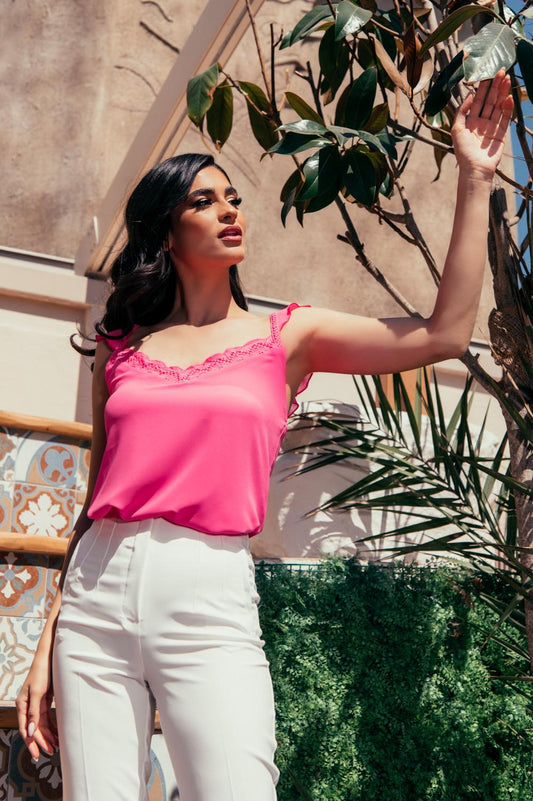 Top crepe με δανδέλα