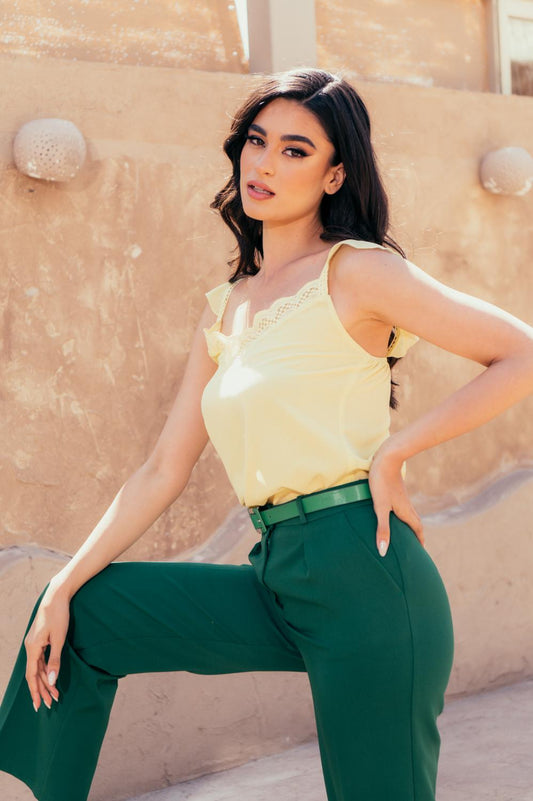 Top crepe με δανδέλα