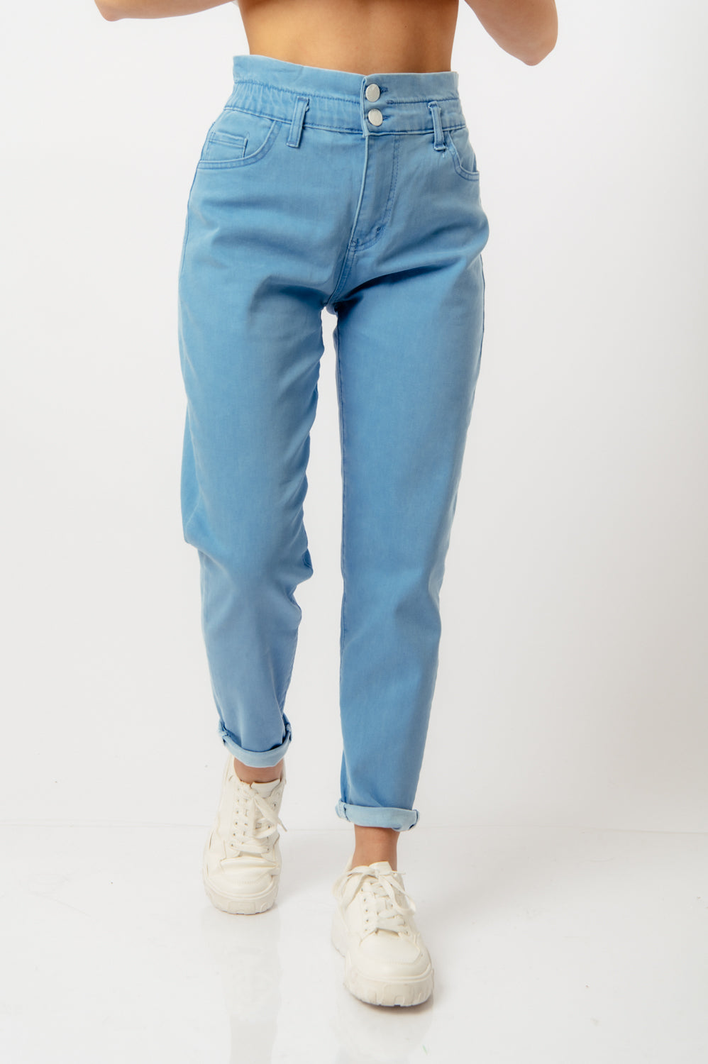 Παντελόνι denim paperbag