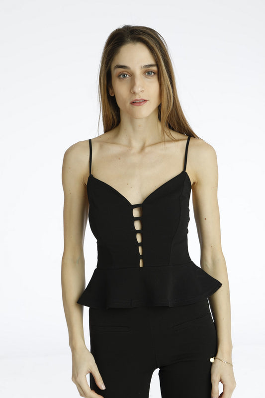 Top μεσάτο με ανοίγματα