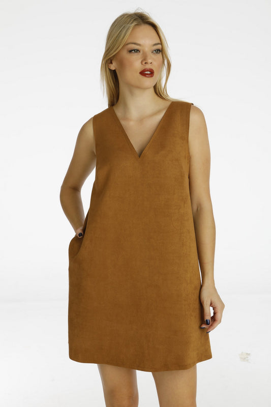 Φόρεμα μίνι αμάνικο